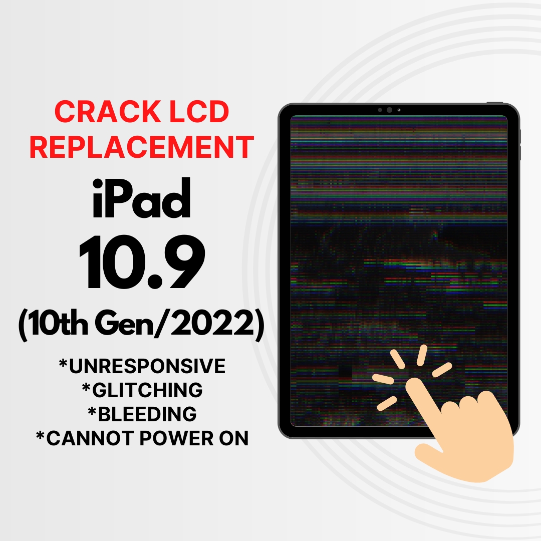 Apple iPad 10.9 10th Gen (2022) LCD Display Screen Replacement Cost
