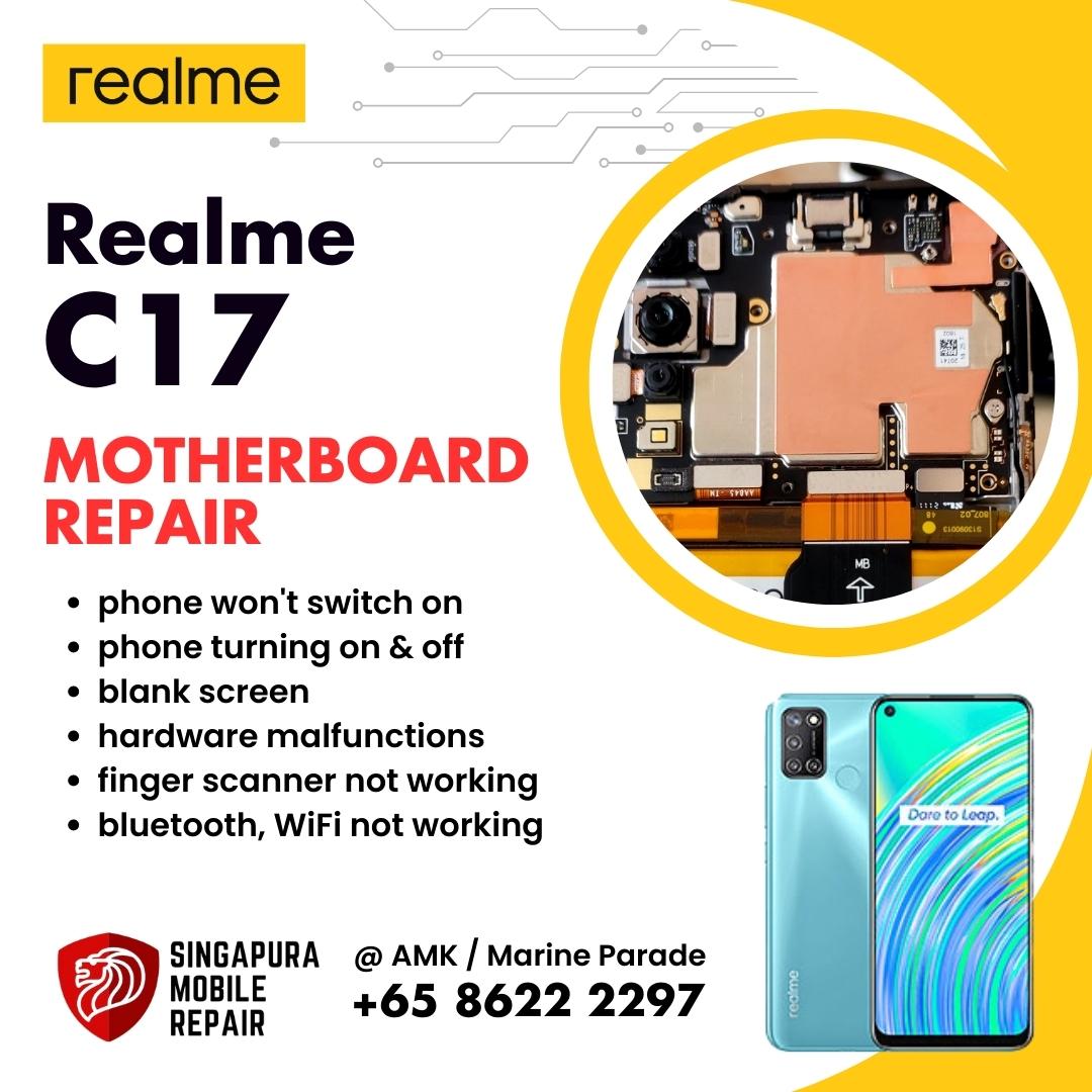 Realme C17 Can't On Data Recovery Motherboard / Logic Board (IC Chip